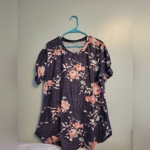 Floral Tunic Top - Size 2XL